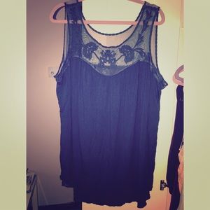 Torrid size 3 / 3x dark teal knit tank Nice